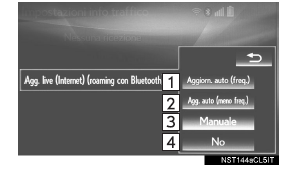 Abilitazione del roaming per le informazioni sul traffico tpeg