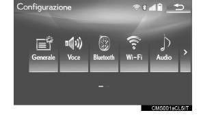 Impostazione di informazioni dettagliate per bluetooth