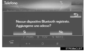 Registrazione di un lettore audio bluetooth per la prima volta