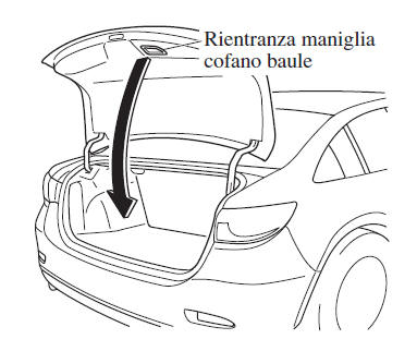 Chiusura portellone/cofano baule