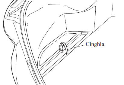 Cinghia di fissaggio triangolo d'emergenza