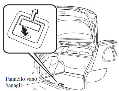 Come riporre il pannello di copertura