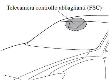 Telecamera controllo abbaglianti