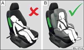 Fig. 25 Un bambino non fissato correttamente